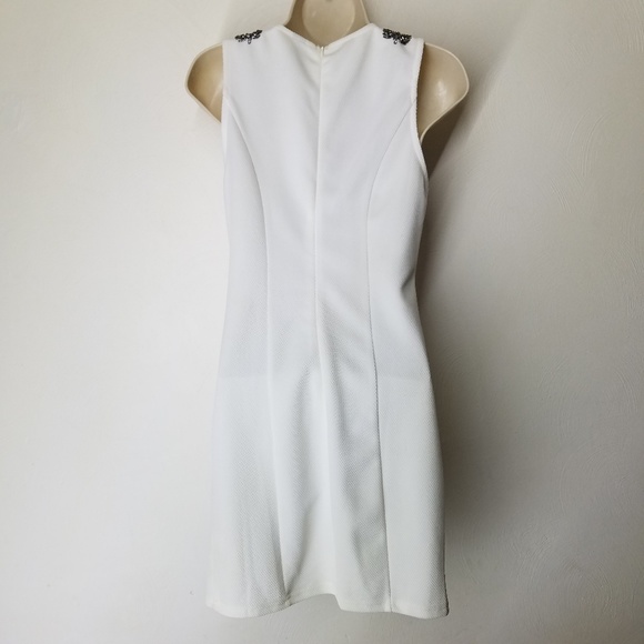 Lulu's White & Silver Dress - Picture 4 of 6